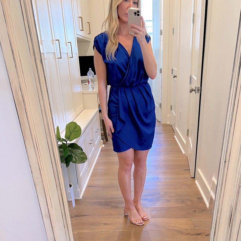 Blue Coctail Dress- Small- NWOT